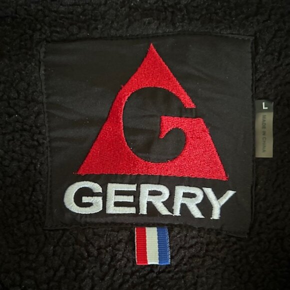 Gerry Men’s Large Full Zip Jacket Waffle Knit Ribbed and Fleece Lined – Black – - Picture 3 of 3